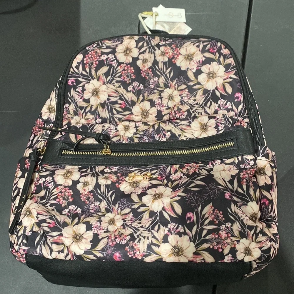 Jessica Simpson Floral Backpack NWT